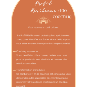 Test Profil Résilience +1h de coaching