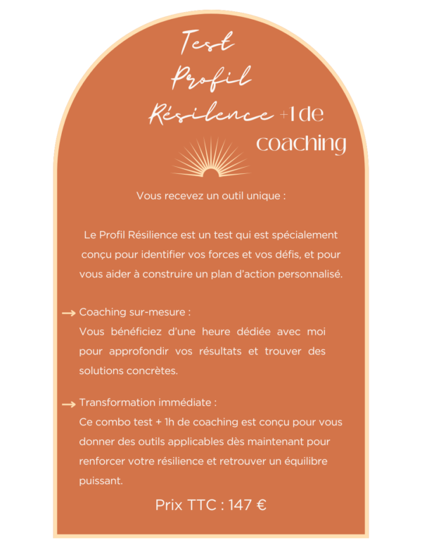 Test Profil Résilience +1h de coaching